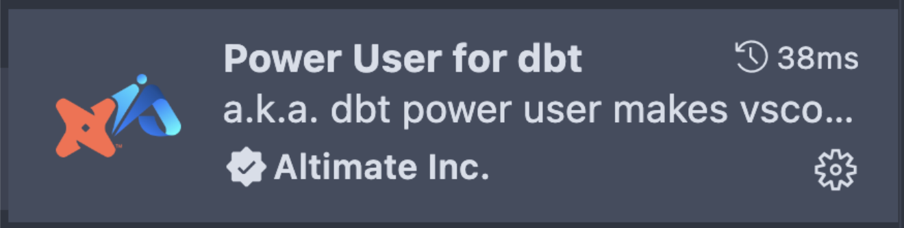Find the VS Code Extension for dbt Power User Find the VS Code Extension for dbt Power User