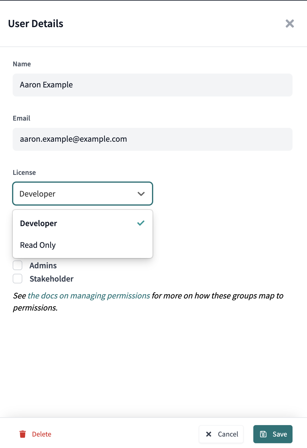 Manually assigning licenses Manually assigning licenses